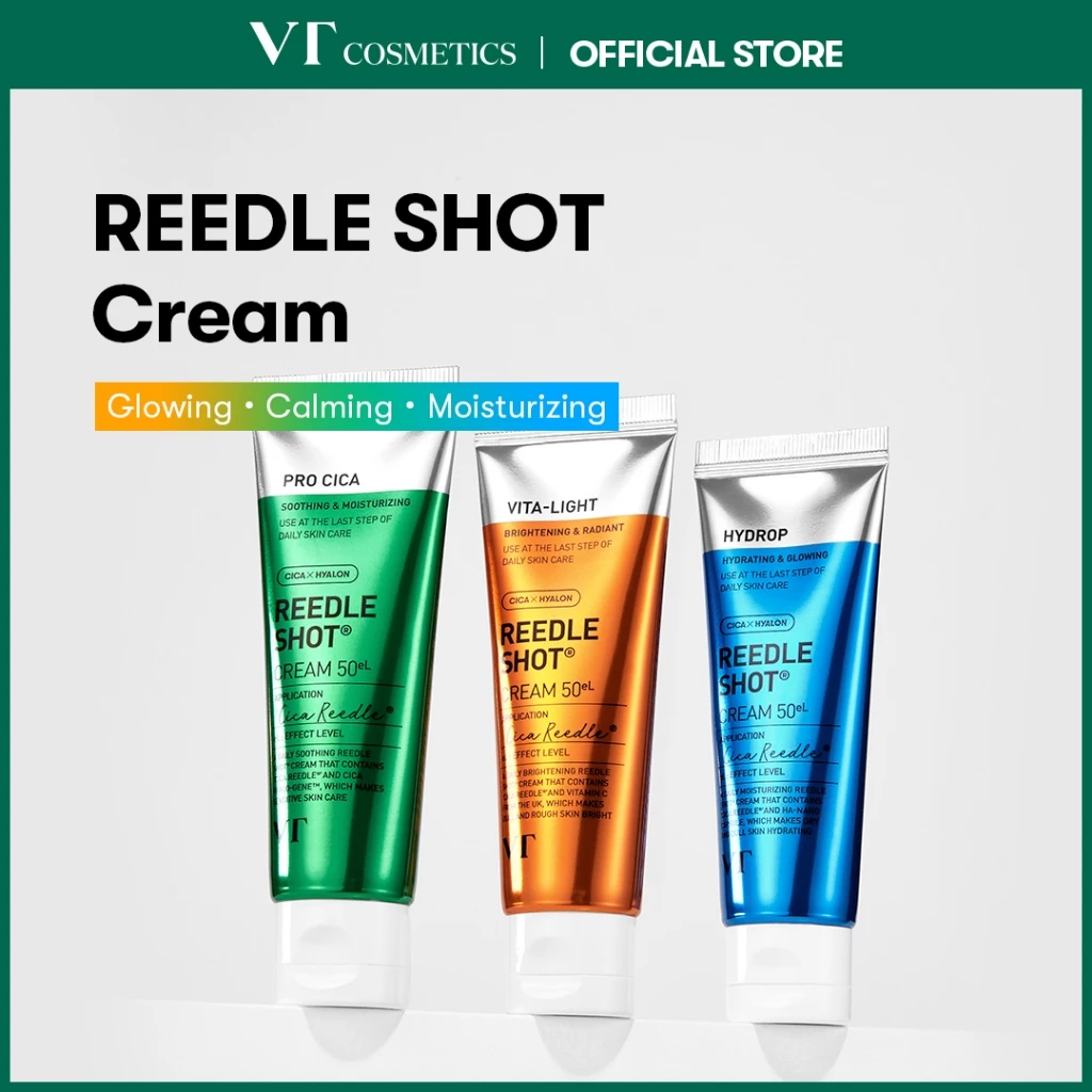 [VT] Kem Reedle Shot 50eL (Vitamin, Centella Asiatica, 300Da Hyaluronic Acid) Kem phân lớp làm sáng, làm dịu, dưỡng ẩm [Flagship chính thức]
