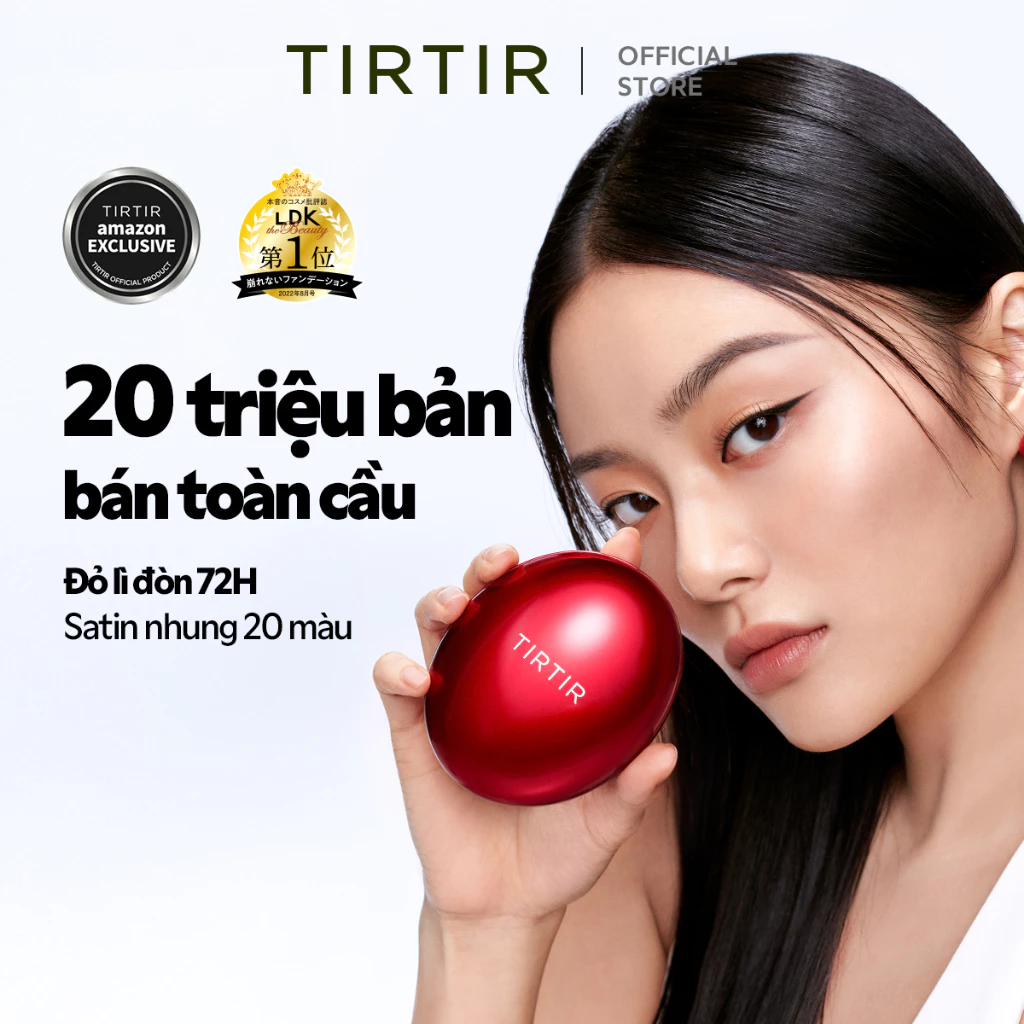 [TIRTIR] Phấn nước Che Phủ Toàn Diện, Dưỡng Ẩm Nhẹ Nhàng, Kiềm Dầu Mask Fit Red Cushion 18g (BẢN MỚI GỒM 40 MÀU)