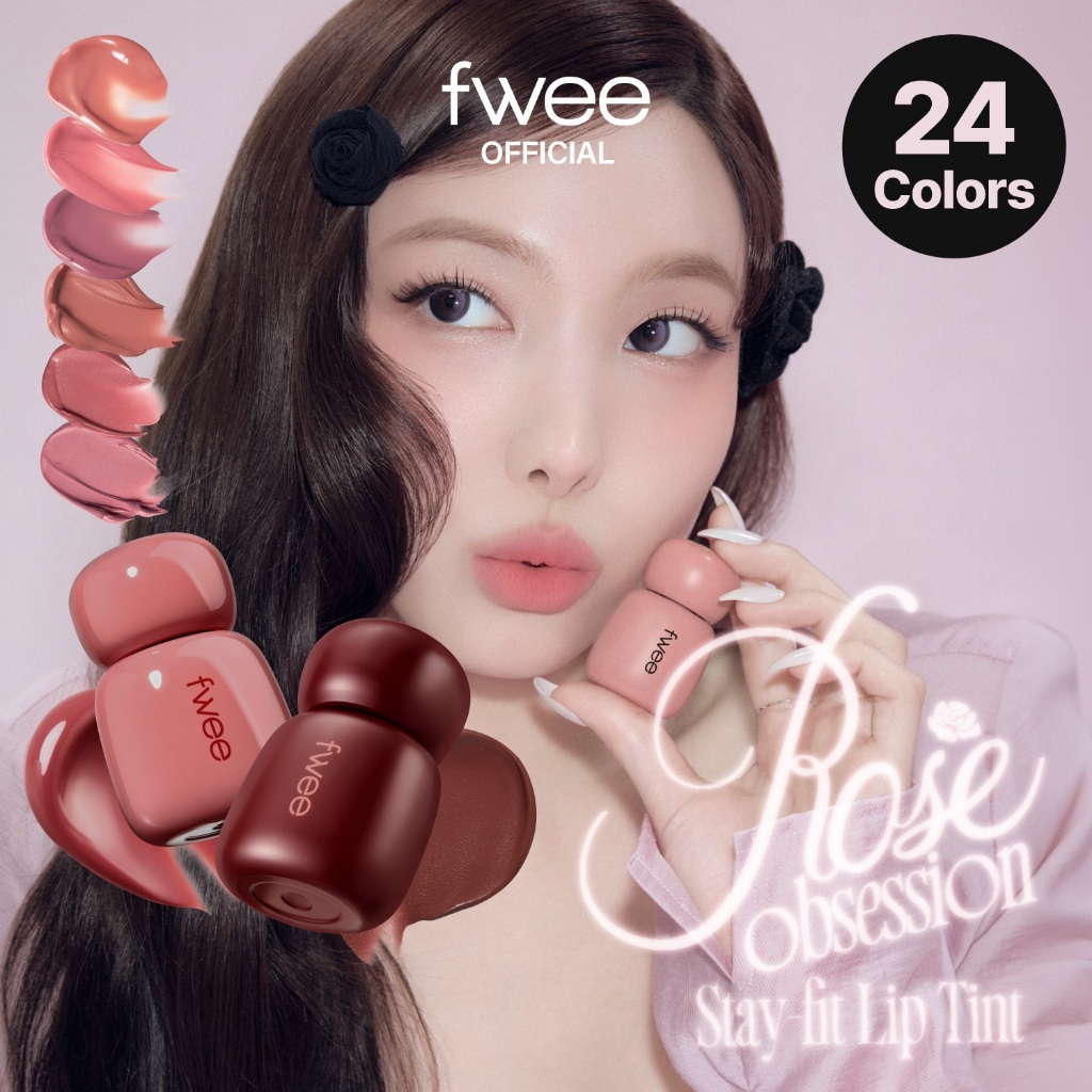 fwee Rose Obsession Stay-fit Lip Tint (24 Màu)