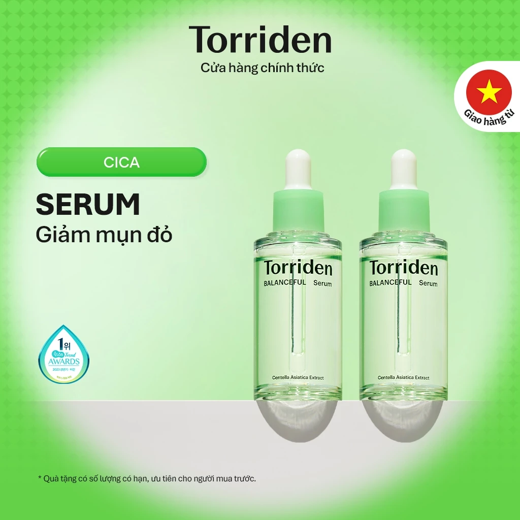 [Torriden Chính hãng] [SET] Serum BALANCEFUL CICA, 50ml+50ml