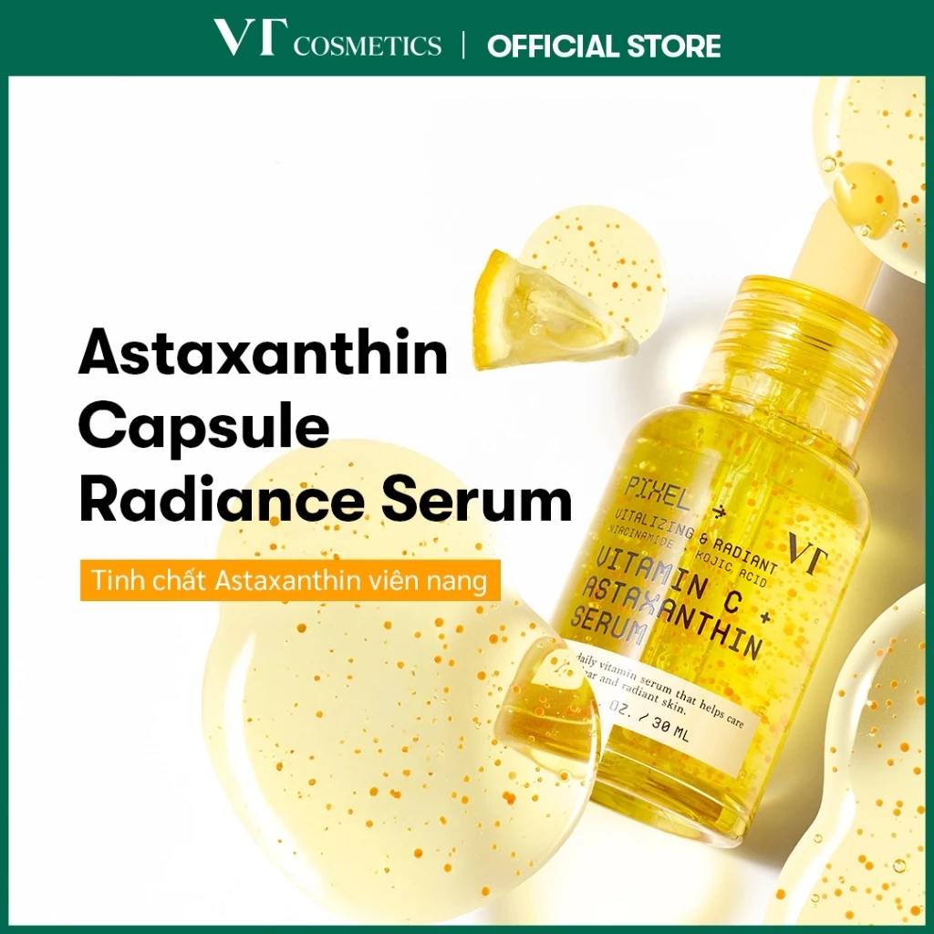 [VT] Vitamin C Astaxanthin Serum 30ml Làm sáng da & chăm sóc sắc tố melanin [Flagship chính thức]