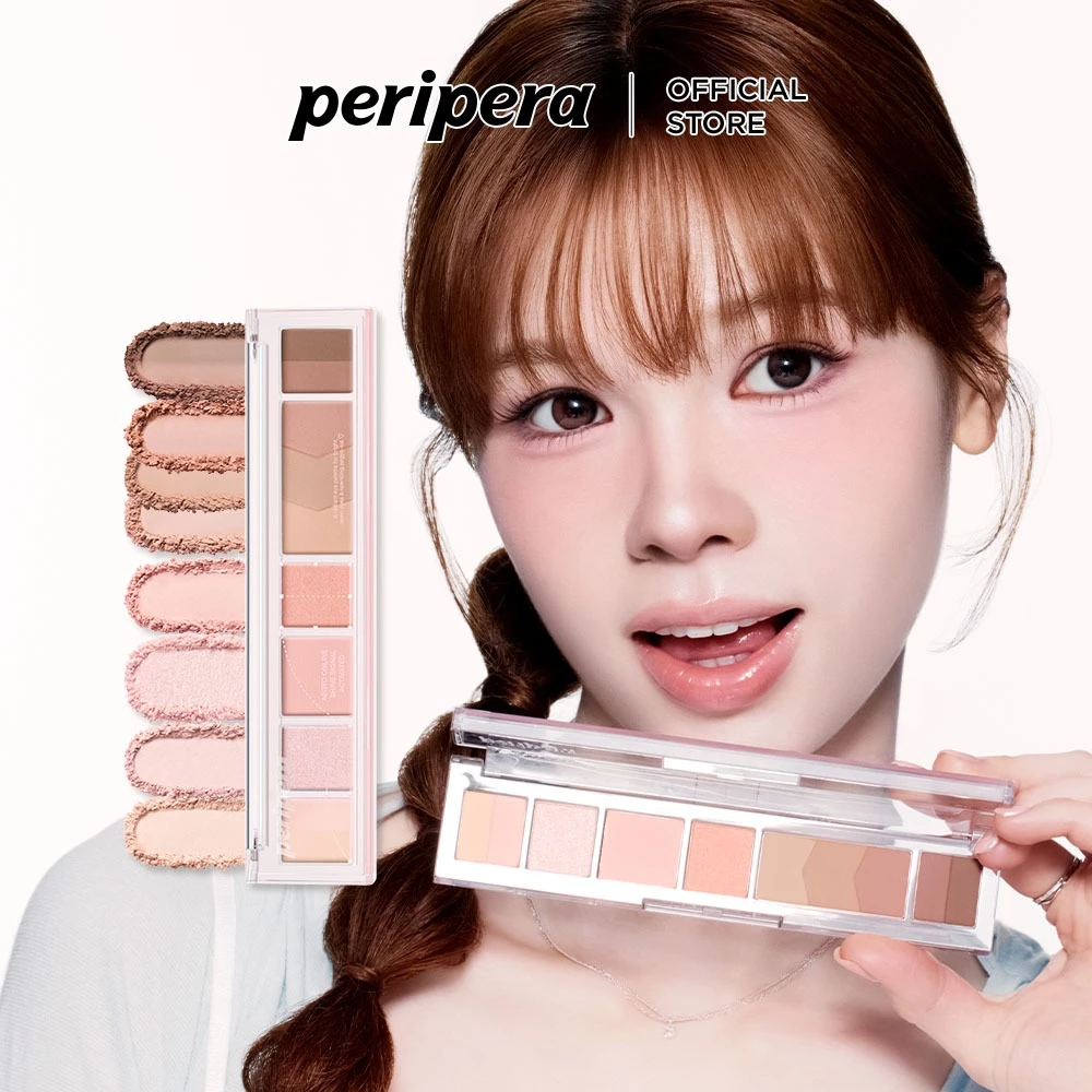 [PERIPERA]❤️ ALL TAKE MOOD PALETTE (Bảng phấn mắt 8 miếng, Matte + Shimmer) 6,3 g / Net Wt. 0,22 Oz.