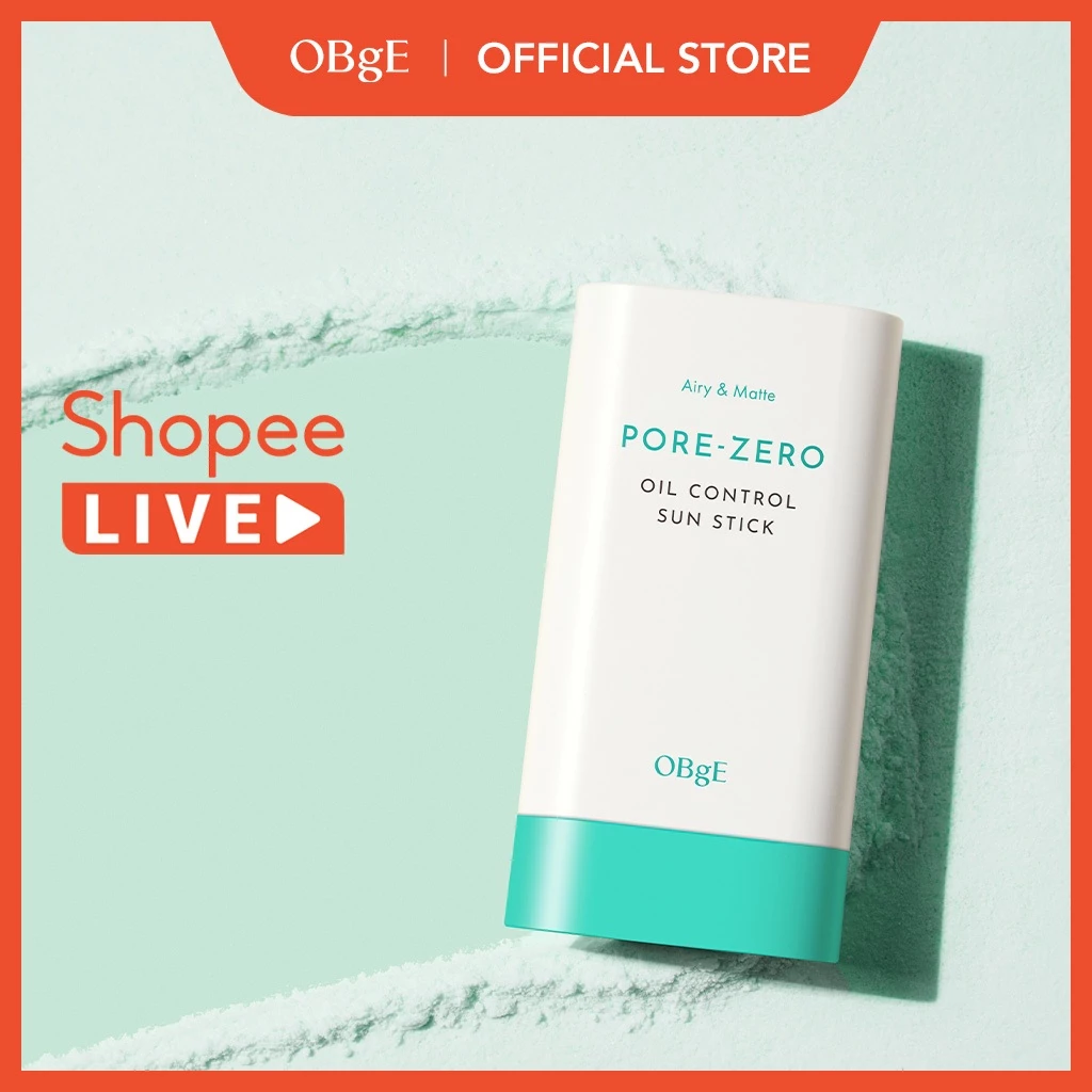 [OBgE Live] [OBgE Chính hãng] [OBgE Chính Hãng] Sáp Chống Nắng Pore Zero Sun Stick 18g Kiềm Dầu Làm Mịn Da Che Phủ Lỗ Chân Lông