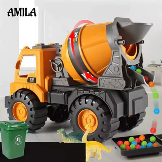 Đồ chơi AMILA kiểu mô hình xe trộn bê tông dành cho trẻ em