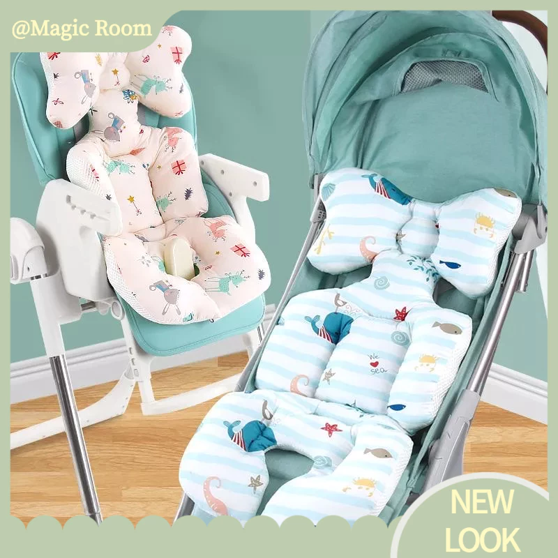 Babyfair. Đệm cotton AMILA dày lót xe đẩy em bé tiện lợi，Đệm Lót Xe Đẩy Em Bé Chất Liệu cotton Dày Dặn Thêu Họa Tiết Phong