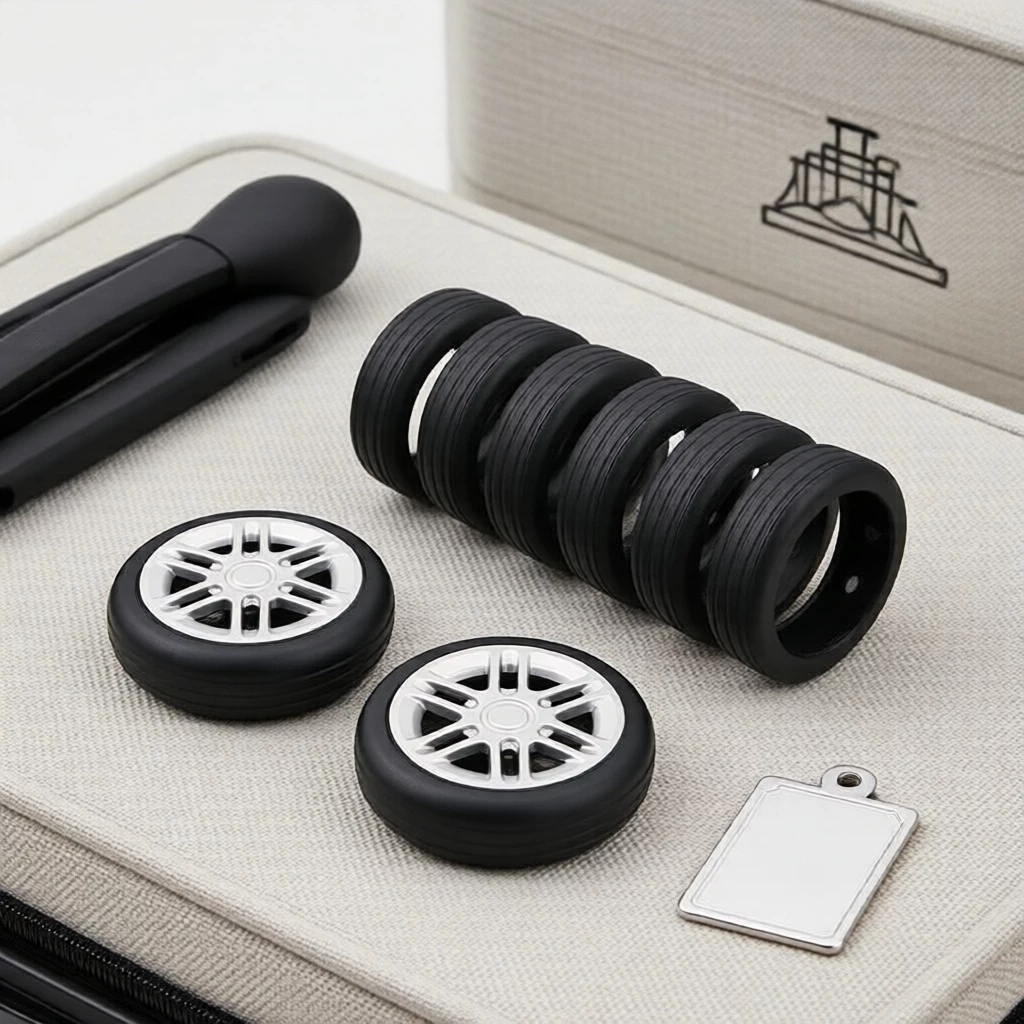 8 Vỏ bánh xe vali silicone - Phụ kiện du lịch giảm tiếng ồn cho bánh xe vali