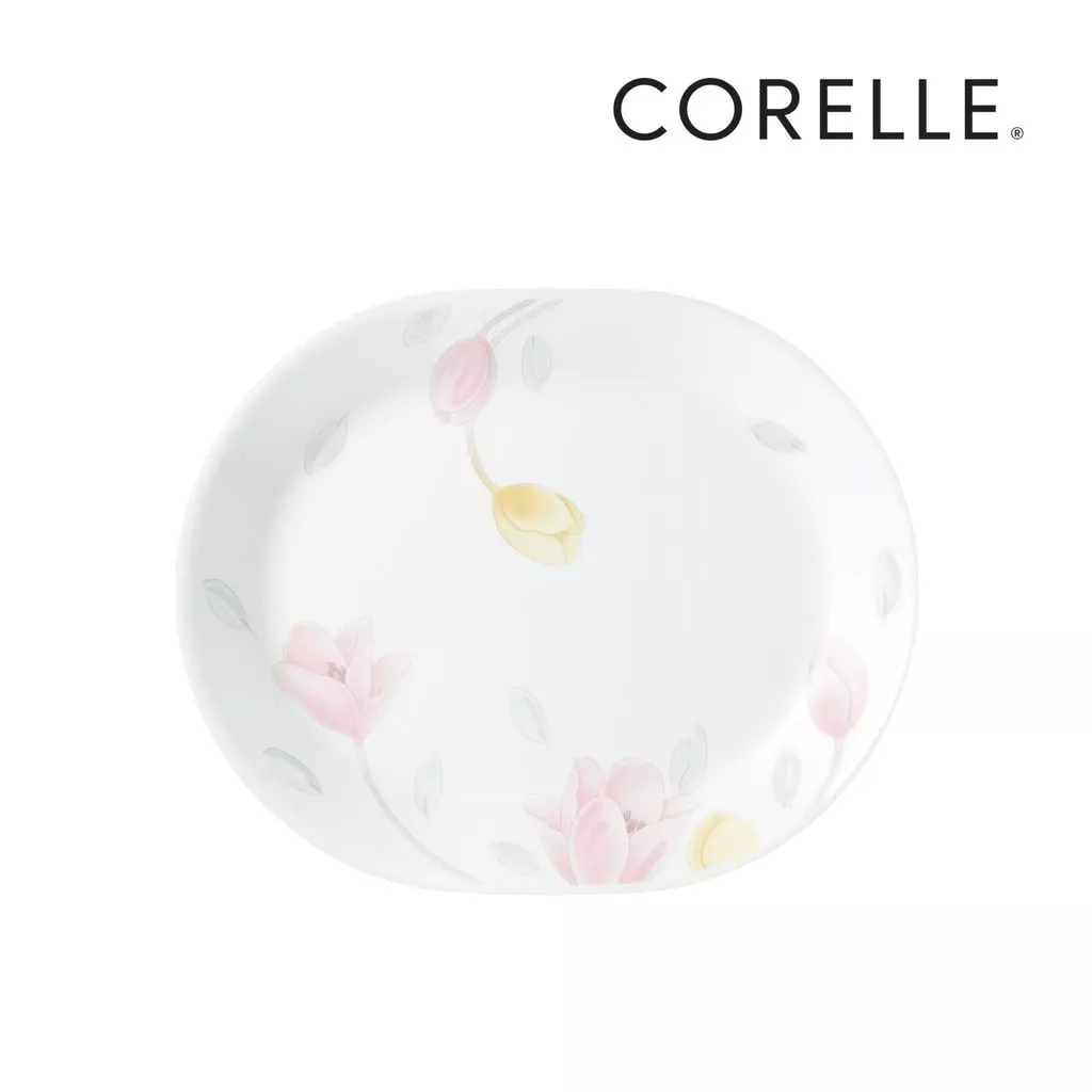 [Made in USA] Dĩa oval Corelle 31cm Elegant City 611-EC-LP