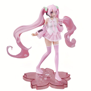 20 cm Anime Hình Bộ Sưu Tập Đồ Chơi Anime Miku PVC Nhân Vật Hành Động Bé Gái Mô Hình Đồ Chơi Bộ Sưu Tập Quà Tặng Cho Bé Gái, Hồng