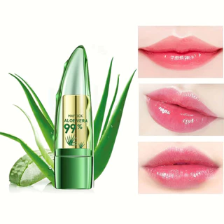 Mf377-aloe Jelly Đổi Màu Son MôiAloe Vera Jelly Lip Dưỡng Ẩm Thay Đổi Nhiệt Độ Son Môi, Màu Sắc Tự Nhiên Dưỡng Ẩm Lâu Dài Mỹ Phẩm Màu Môi