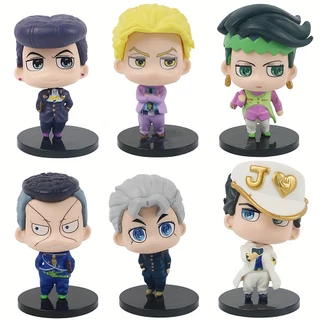 6 Chiếc JoJo Kỳ Dị Phiêu Lưu Hình Hành Động Đồ Chơi Jonathan Joseph Kujo Jotaro Bộ Sưu Tập Mô Hình Figura