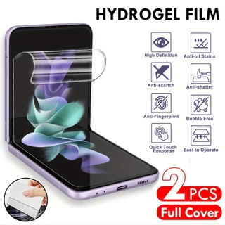 2/4 Miếng Dán Bảo Vệ Màn Hình Phim Hydrogel HD Cho Galaxy Z Flip 5/ Z Flip 4/ Z Flip 3/ Z Flip 5G Bảo Vệ Phim