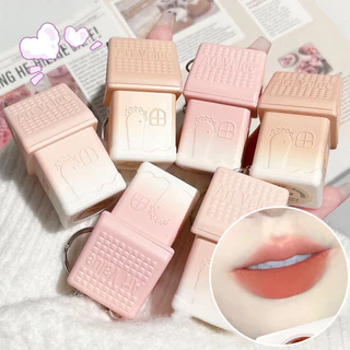 Dream House Light Velvet Lip Clay 6 Màu Mềm Sương Mờ Làm Trắng Môi Glaze Trang Điểm Phù Hợp Tự Nhiên