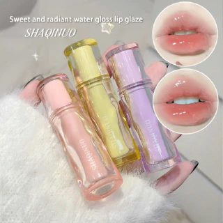 Ngọt Dưỡng Ẩm Màu Nước Bóng Môi Glaze Dưỡng Ẩm Bề Mặt Gương Toot Lip Clear Hold Trang Điểm Không Dễ Dính Cốc Son Môi Nữ