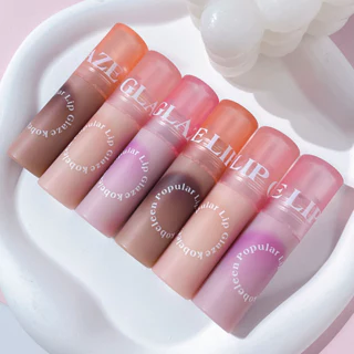 Kem Sữa Lip Glaze Lip Mud Velvet Matte Mist Dưỡng Ẩm Son Môi Màu Môi