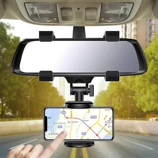 Đa Năng Gương Chiếu Hậu Ô Tô Giá Đỡ Điện Thoại 360 Độ GPS Giá Đỡ Điện Thoại Thông Minh Gương Chiếu Hậu Lái Xe Ghi Giá Đỡ Phụ Kiện Nội Thất Ô Tô