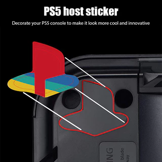 Ps5 Logo Dán Màu Miếng Dán PS5 Cá Tính Tự Làm Dán Phim Host Dán Trang Trí Cho PS5