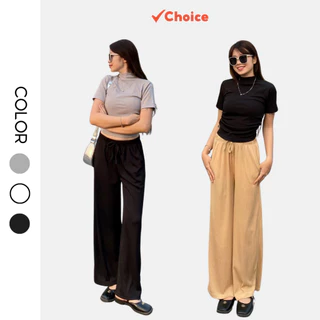 Áo croptop nữ Choice Việt Nam ATC01 tay ngắn thời trang