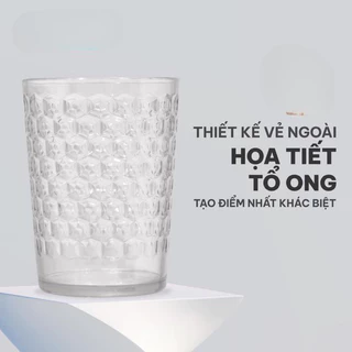 Cốc Nhựa, Ly Nhựa Tổ Ong 300ml Chịu Nhiệt Tốt Mã: NH277