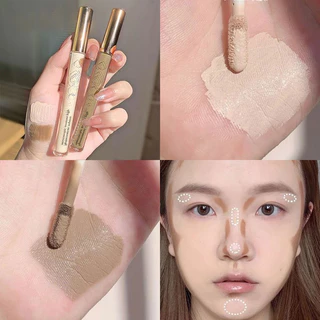 Kem che khuyết điểm có độ bóng cao Kem che khuyết điểm mặt Liquid Shadow Glitter Brightening Concealer Ba chiều Phấn mũi Eye Sha