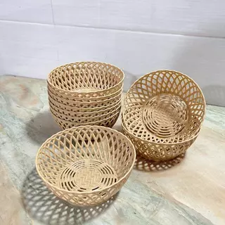 Rổ tròn mây nhựa size to 26cm nhựa việt nhật đựng rau sống, hoa quả xinh xắn, rổ rau sống đan mây Mã: NH373