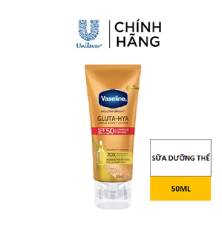 [HB Gift - BW] Serum chống nắng Vaseline GLUTA HYA SPF50 50ml