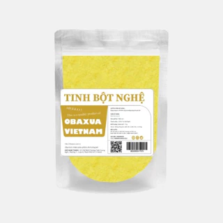 Tinh bột nghệ nguyên chất OBAXUA - trắng da, giảm mụn, mờ thâm nám, hỗ trợ tiêu hoá OG074- 250Gr