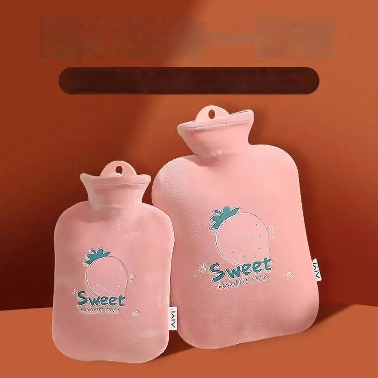 Túi nước nóng cầm tay bơm nước dày chống bỏng túi nước ấm sang trọng 500ML