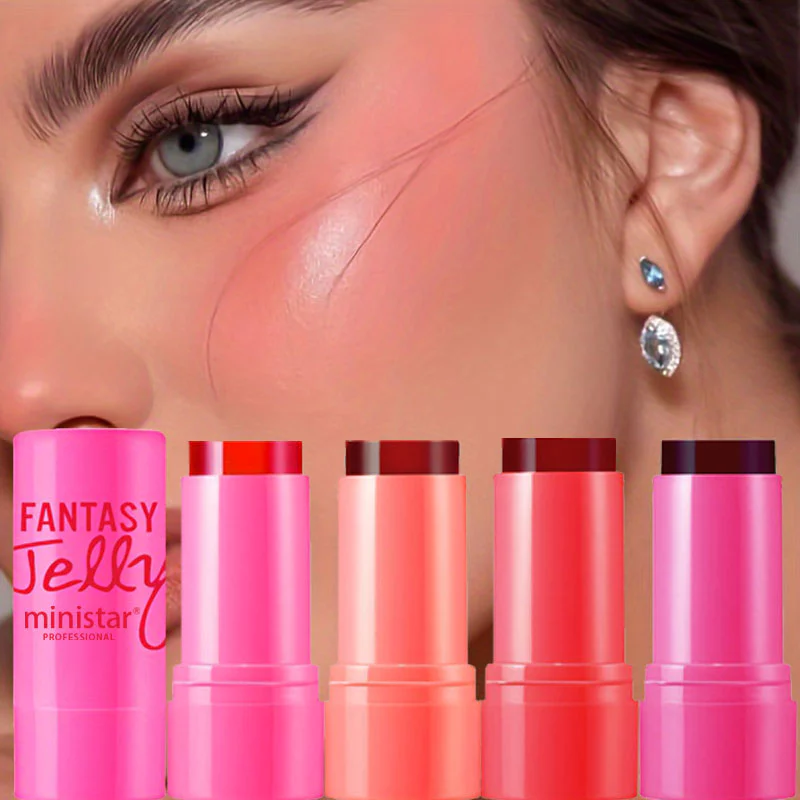 Blush Stick Brightening Highlighting Contouring Stick Revealing Color Does Not Take Off Makeup Dưỡng ẩm Chắc chắn Làm đẹp