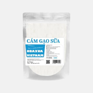 Bột cám gạo sữa [ 500Gr ] Obaxua nguyên chất hữu cơ - trắng da, dưỡng ẩm, mờ thâm sạm Mã: OG083