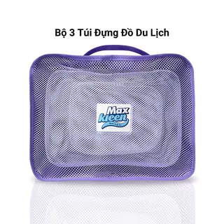 [GIFT] Bộ 3 Túi Đựng Đồ Du Lịch Phân Loại Ngăn Nắp Dành Cho Vali MaxKleen