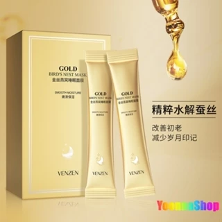 Combo 20 gói mặt nạ ngủ Golden Venzen dưỡng ẩm trắng sáng mịn màng