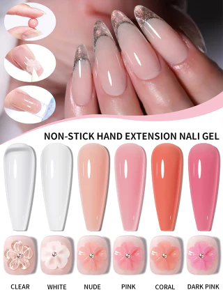 1 Gel Điêu Khắc Móng Tay Acrylic Cứng Không Dính