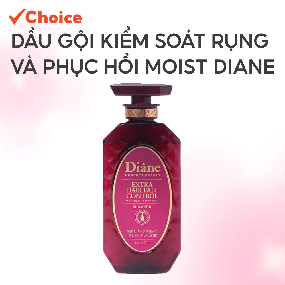 [Choice] Dầu Gội Extra Hair Fall Control Moist Diane FM1-2051-60 Kiểm Soát Tóc Rụng Và Phục Hồi