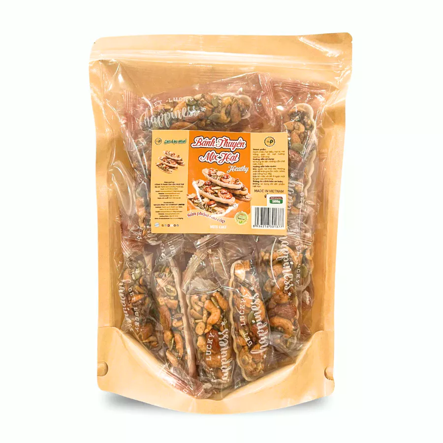 [CHOICE] BÁNH THUYỀN MIX HẠT DINH DƯỠNG TÂN LỘC PHÁT FM2-2709-14 SIÊU HẠT, ÍT CALO