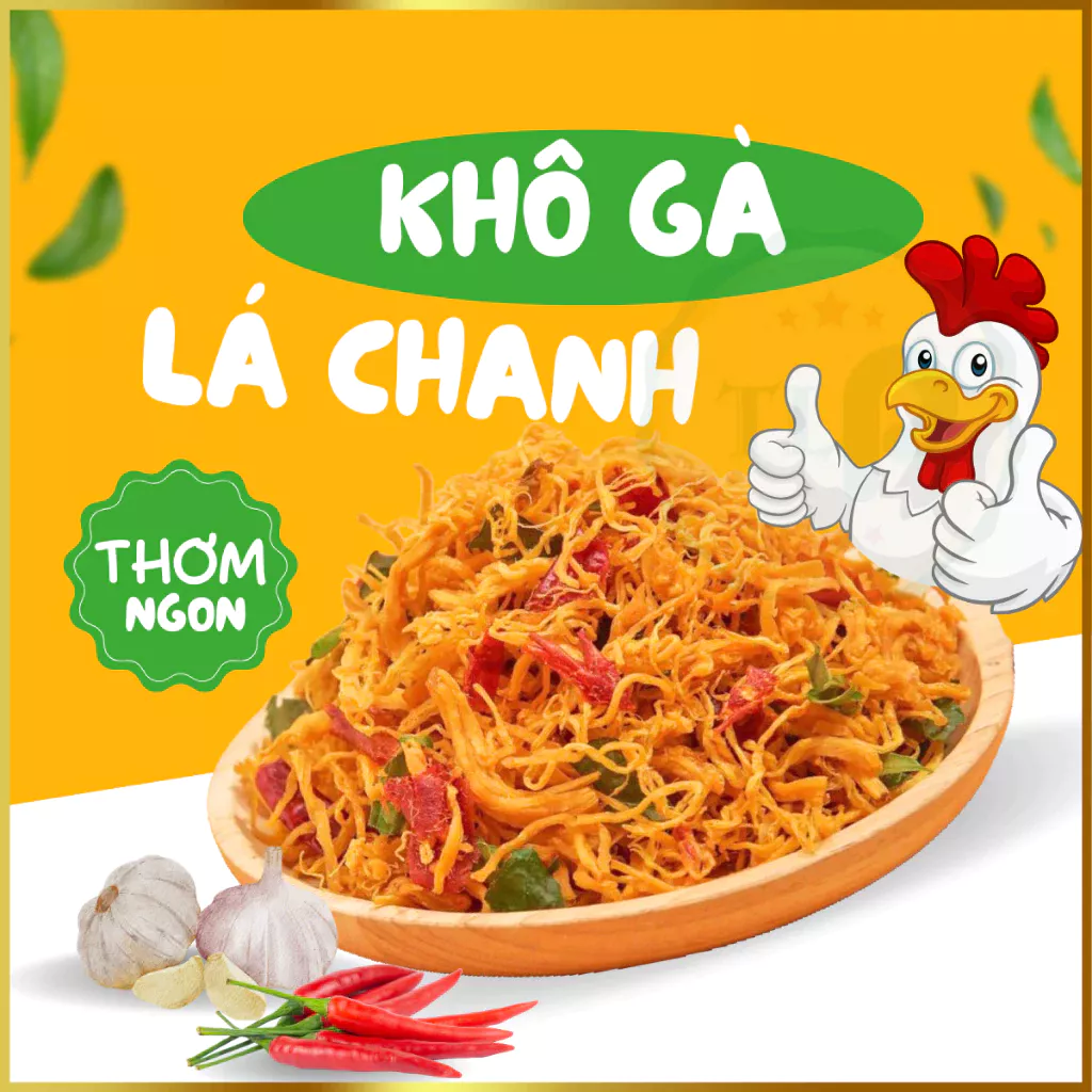 [Choice] Khô Gà Lá Chanh Tân Lộc Phát FM2-2709-8 Thơm Ngon Chuẩn Vị