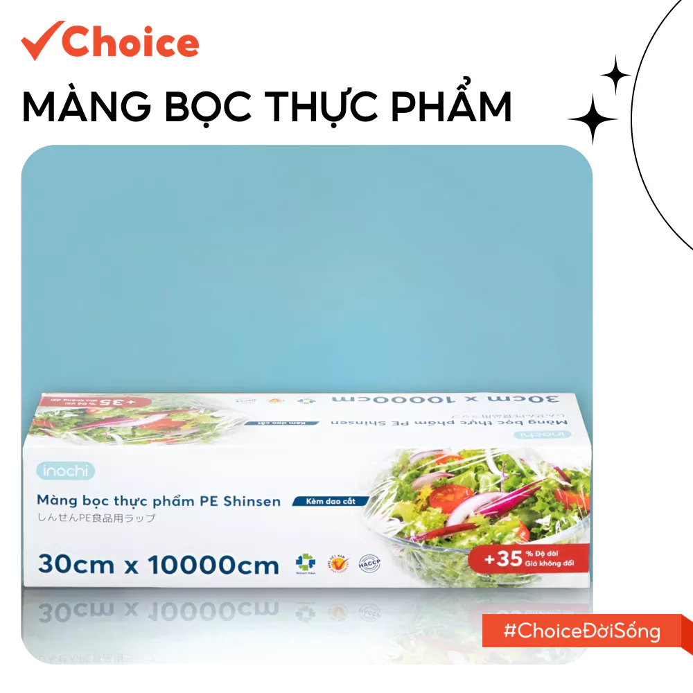 [Choice] Màng Bọc Thực Phẩm PE Shinsen Inochi LS1-2620-417 30 X 10000