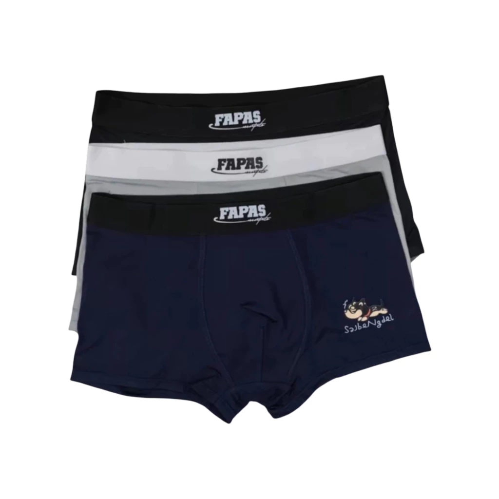 Combo 5 Quần Boxer Nam Choice FA1-0020-18 Hình Thú Cưng, Chất Thun Lạnh, Co Giãn 4 Chiều