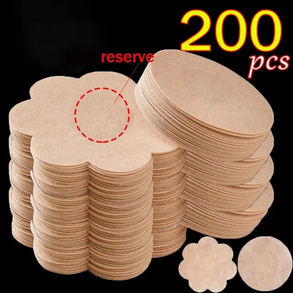 Băng nâng ngực tự dính dùng một lần, 200 lần – Bánh ngọt đẩy lên vô hình dành cho nữ, Vỏ núm vú liền mạch