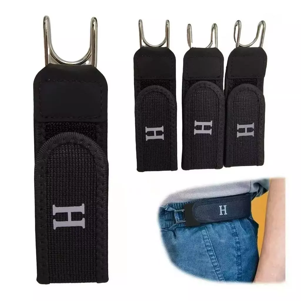 Một chiếc thắt lưng di động và linh hoạt, có thể điều chỉnh kích thước bằng khóa dán, phù hợp cho cả nam và nữ