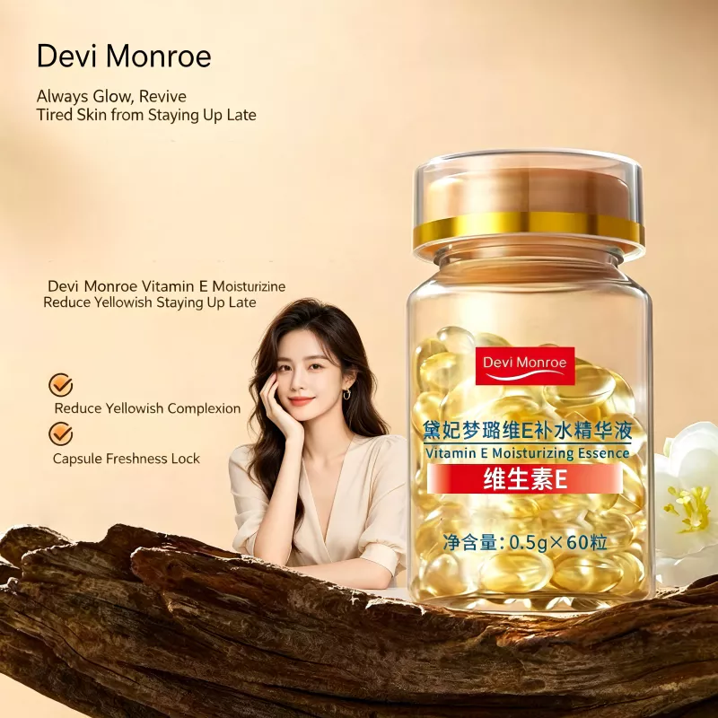 Viên nang Vitamin E làm sáng da, chống lão hóa, giữ ẩm mùa đông