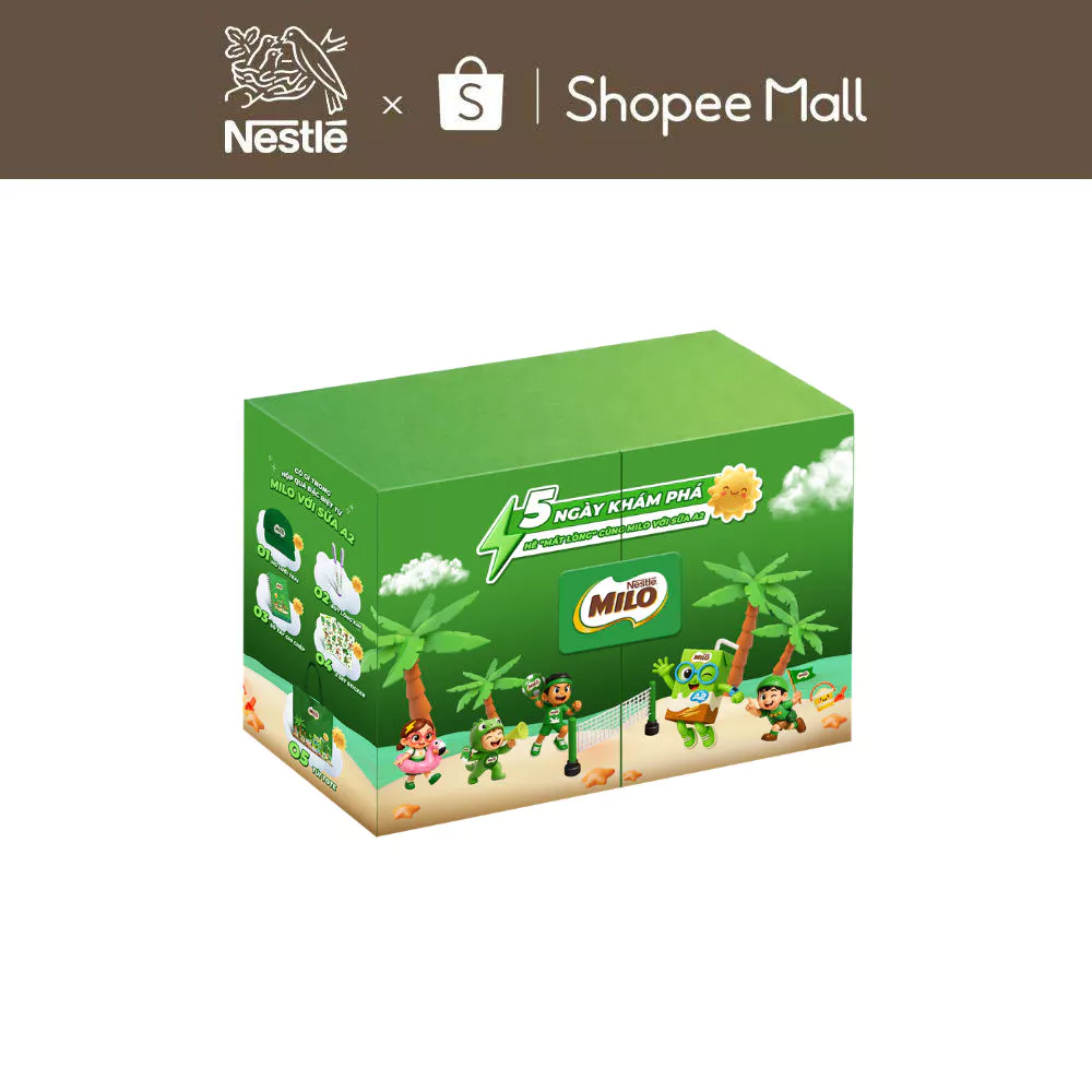 [GRO - Quà tặng không bán] Hộp quà 5 ngày khám phá MILO