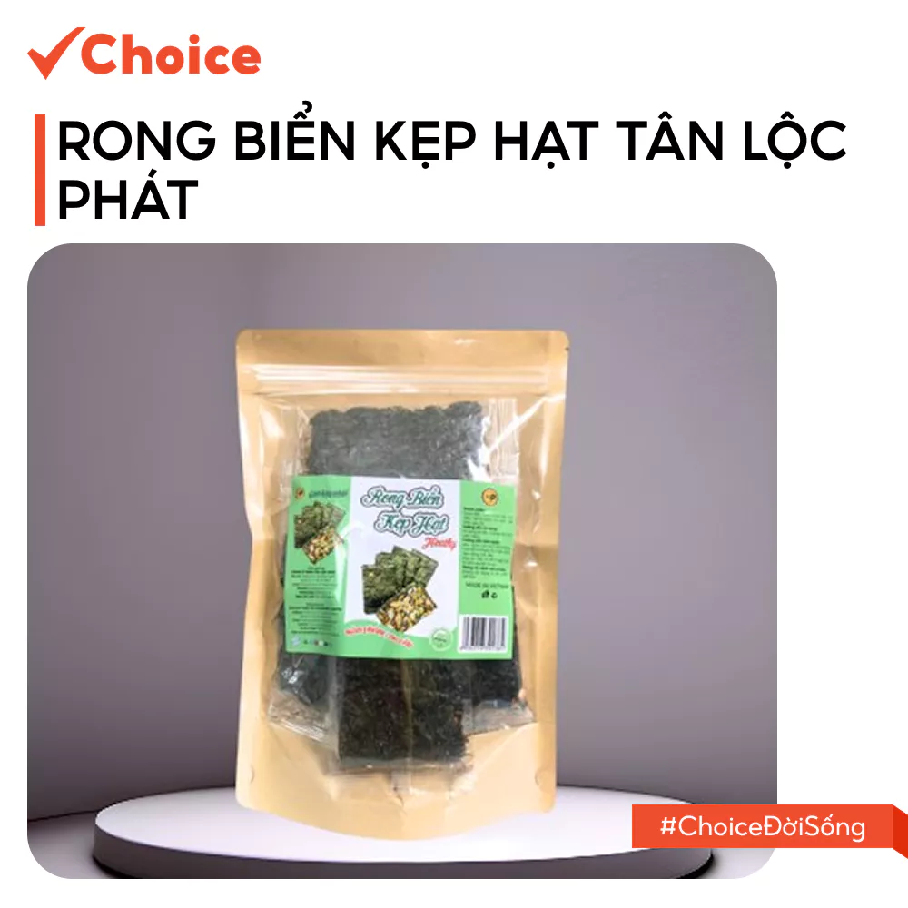 [Choice] Rong Biển Kẹp Hạt Tân Lộc Phát FM2-2709-115 Thơm Ngon Tốt Cho Sức Khỏe