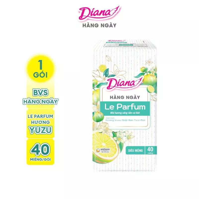 [MKB Gift] - Diana Hàng ngày Le Parfum hương Yuzu 40 miếng/gói