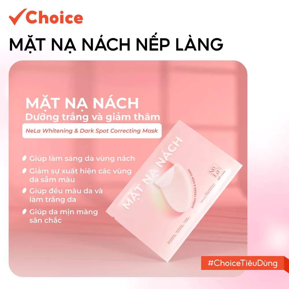 [Choice] Mặt Nạ Nách Nếp Làng FM1-3021-13 Dưỡng Trắng Và Giảm Thâm Nách, 14g