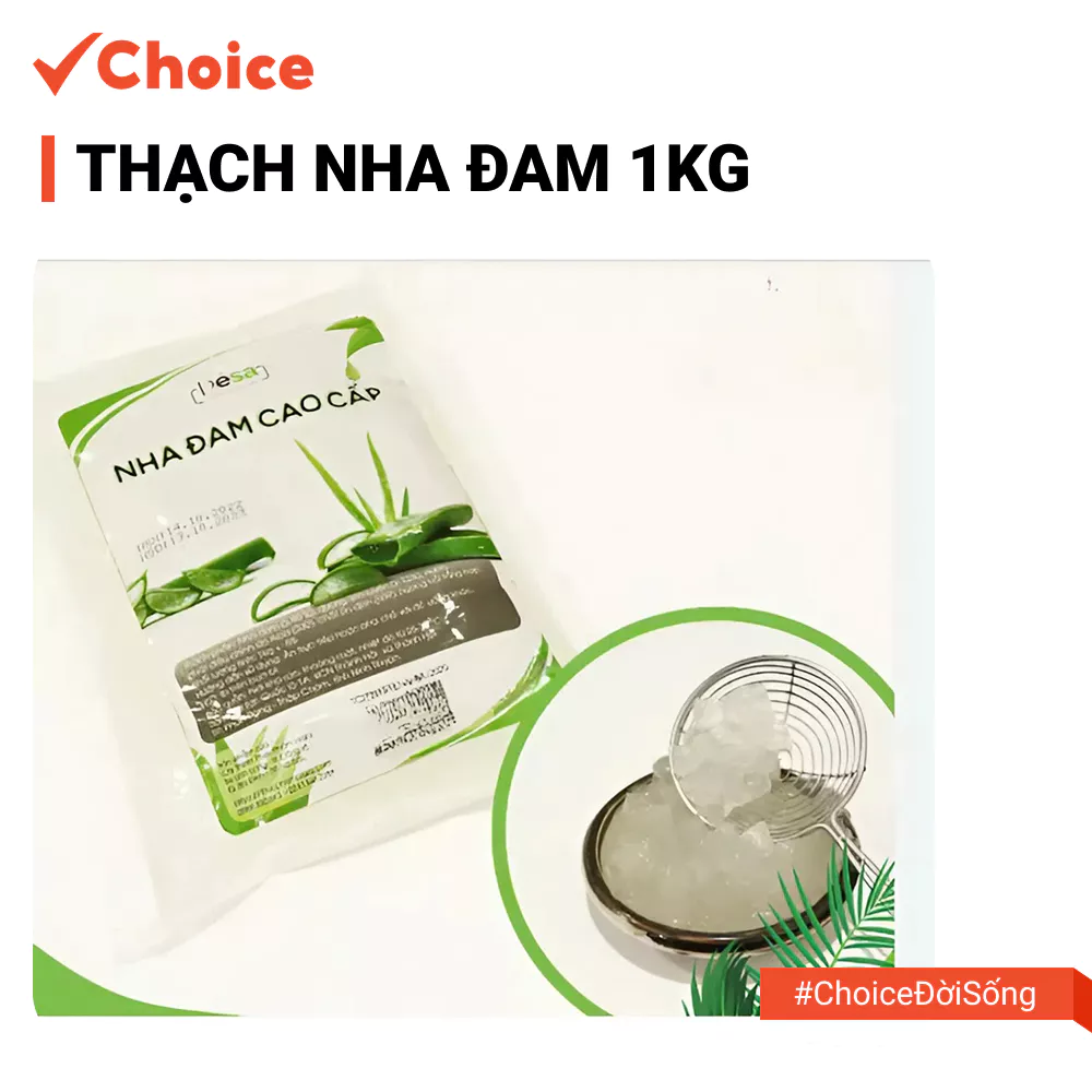 [Choice] Thạch Nha Đam FM2-3015-8 Giòn Ngon, Thanh Mát, Cao Cấp Túi 1kg