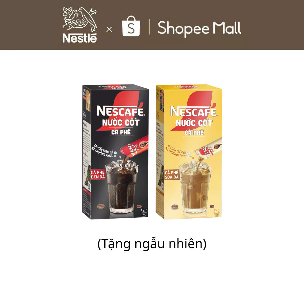 [GRO - Quà tặng không bán] Nước cốt cà phê (Tặng 1 hộp bất kỳ) NESCAFE