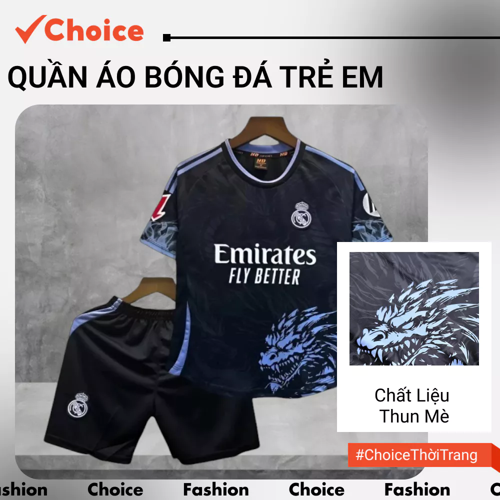 [Choice] [New] Quần Áo Bóng Đá Trẻ Em FA1-1284-27 Siêu Dễ Thương Thun Mè Cao Cấp Đồ Đá Banh Cho Bé