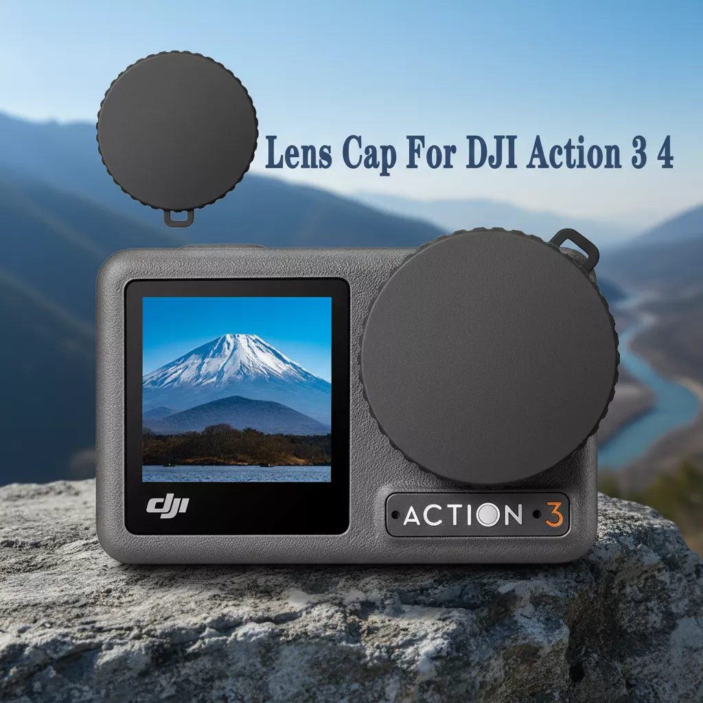 Vỏ bảo vệ ống kính cho DJI Osmo Action 5/4/3, chống bụi, chống rơi