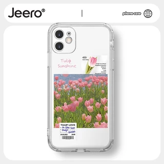 Ốp lưng JEERO mềm dễ thương đẹp độc lạ Cho iPhone 14 13 12 11 Pro Max SE 2020 X XR XS ip 8 7 Plus HFF2468