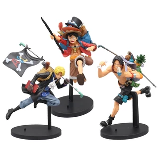 Mô hình One Piece Luffy,Ace, Sabo cao 20 cm figure mô hình anime Luffy